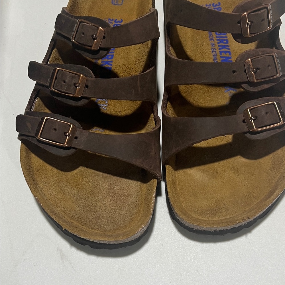 Birkenstock Florida Soft Footbed Sz 7 - Picture 5 of 6